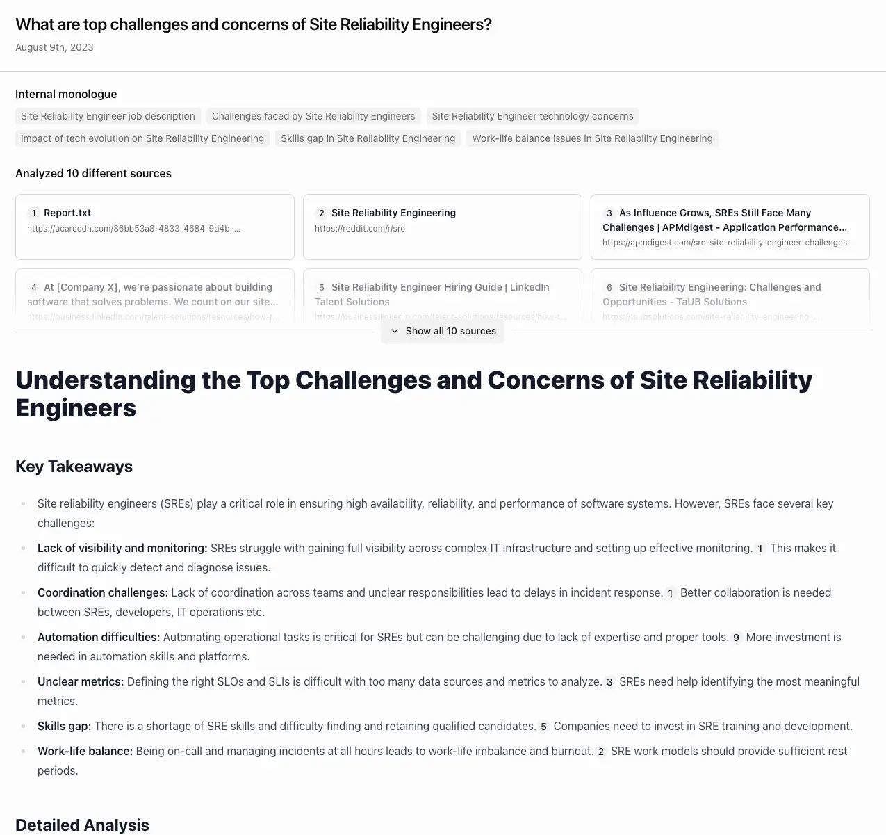 Aomni AI for market research