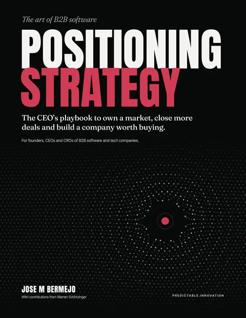 Cover of The Art of B2B Software Positioning Strategy by Jose M Bermejo